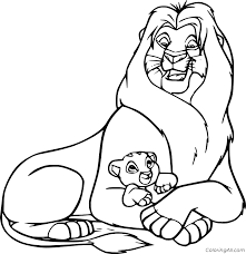 The set includes facts about parachutes, the statue of liberty, and more. Simba With His Baby Coloring Page Coloringall