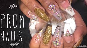 I'm talking like, 2 milimeters off the tips of my finger. Prom Nails Acrylic Nails Tutorial Youtube
