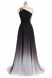 New One Shoulder Ombre Long Evening Prom Dresses Bridesmaid Wedding Party Gowns Ebay Evening Party Gowns Party Gown Dress Women S Evening Dresses