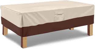Free shipping on orders over $25 shipped by amazon. Buy Vailge Rectangular Coffee Table Cover Outdoor Lawn Patio Furniture Covers With Padded Handles And Durable Hem Cord Heavy Duty And Waterproof Fits Large Rectangular Coffee Table Beige Brown Online