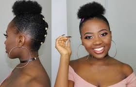 5 Minute Natural Hairstyles On Short Natural 4c Hair 4c Natural Hairstyles Short 4c Natural Hair Short Natural Hair Styles