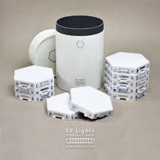 Modular Hexagonal Led Touch Light Wall Magnetic Plates All For Xmas