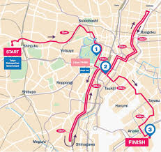 yokohama marathon course map