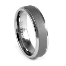 Titanium Mens Ring With Matte Center Titanium Wedding Rings Titanium Rings For Men Mens Wedding Rings
