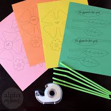 Secure pieces of paper or cardboard across a string to create a garland. Teacher Appreciation Smiling Paper Flowers Alpha Mom