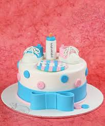 Children S Birthday Birthday Cake Ribbons And Balloons Cake Images With Price How Excited Are You For Your First Baby Surprise Your Wife With A Cake On Her Baby Shower That S Perfect With Blue And Pink Theme Cake Lover Cake Special Cake