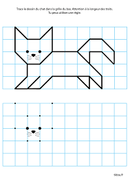 Dessiner Avec Des Traits Sur Grille Exercice Pour Gs Maternelle In 2020 Visual Perception Activities Graph Paper Art Art Drawings For Kids