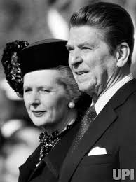 Photo: Pres. Reagan welcomes Margaret Thatcher to the White House