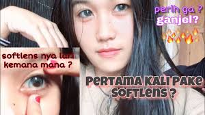 Cara menyisipkan contact lens dengan benar. Best Natural Softlens Buat Kulit Indonesia By Hanny Alice