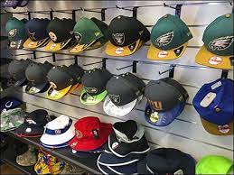 Nfl Nested Baseball Cap Slatwall Hooks Fixtures Close Up Cap Display Hat Display Cap