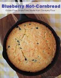 Blueberry Not Cornbread Gluten Free Grain Free Chickpea Flour Gluten Free Cornbread Chickpea Flour Chickpea Flour Recipes
