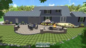 3d Paver Patio And Landscaping Design Using Realtime Landscaping Architect Architect Design Architects Near Me Landscape Design Software