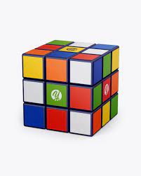 Glossy Rubik S Cube Mockup In Stationery Mockups On Yellow Images Object Mockups Design Mockup Free Free Psd Design Mockup Free Psd