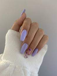 Acrylic Nails Lilac Nails Purple Acrylic Nails Classy Acrylic Nails