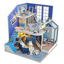 Miniature With Furniture Diy House Of Star Field Creative Ma Miniature With Furniture Diy House Of Star F Dollhouse Furniture Kits Dollhouse Kits Toy House