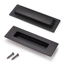 Pocket door keyed lock 21. 2 Pack Probrico Black Rectangular Recessed Flush Handles Sliding Door Pulls Stainless Steel Closet Door Finger Pulls 6 Inch 150mm Length Flush Pull Handles Buy Online In Antigua And Barbuda At Antigua Desertcart Com Productid
