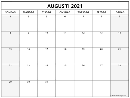 Maybe you would like to learn more about one of these? Augusti 2021 Kalender Svenska Kalender Augusti