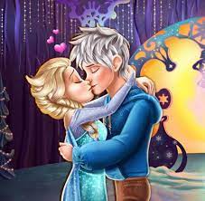 Elsa Kissing Jack Frost Game Chipgames Net Jack Frost Wallpaper Iphone Disney Princess Jack Frost And Elsa