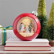 Additional mason jar snow globe ideas. Snowman Snow Globe Ornament Kirklands