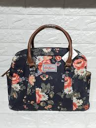 Maybe you would like to learn more about one of these? C A T H K I D S T O N Floral Print Bowling Bag Black Lazada Ph