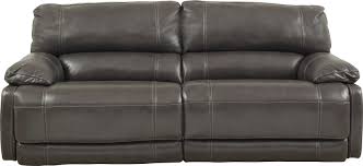 Cindy Crawford Home Auburn Hills Leather Steel Power Reclining Sofa Power Reclining Sofa Reclining Sofa Sofa
