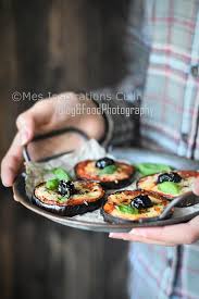 Aubergines Au Four Aubergine Facon Pizza Tomate Mozzarella Recette Idee Recette Recette Cuisine