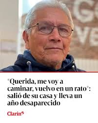 El 10 de noviembre de 2024, César Calluqueo (75) salió a hacer su caminata  habitual de cada tarde, pero nunca más volvió, en General Acha, La Pampa.  👉 https://clar.in/4hPnIvz