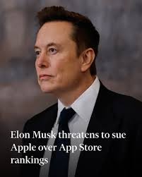 Elon Musk accused Apple of making it 'impossible' for any AI company  besides the Sam Altman-led OpenAI to reach the top ranking in its App  Store, and called it 'an unequivocal antitrust