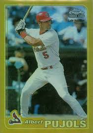 Albert pujols ichiro 2001 topps chrome rookie card rc psa 8 hof 3100 hits 644 hr. Albert Pujols Baseball Cards