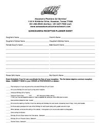 15 birthday program template free sample example format. Quinceanera Reception Program Template Fill Online Printable Fillable Blank Pdffiller