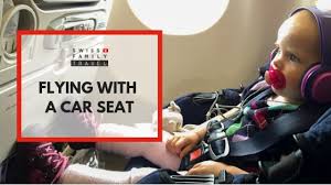 If you're flying with when you're flying with small children, you can either rent a car seat, carry yours through the airport to use on the plane, or check it at the ticket counter. Flying With A Car Seat Swiss Family Travel