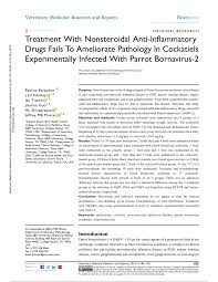 Apple pest control responded to my request immediately and came to my house within two hours of initial contact. Pdf Treatment With Nonsteroidal Anti Inflammatory Drugs Fails To Ameliorate Pathology In Cockatiels Experimentally Infected With Parrot Bornavirus 2
