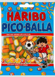 This time i review the haribo gummy candy pico balla. Sweets Guminukai Haribo Pico Balla 85g Price
