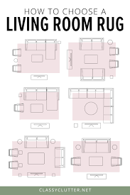 The Ideal Rug Size For Your Living Room Classy Clutter Rug Size Guide Living Room Living Room Rug Size Rugs In Living Room