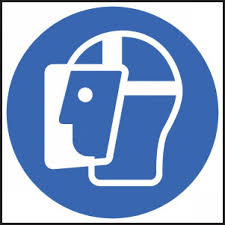 Always Wear Face Mask Signage Black And White Ppe Symbols Google Search Face Shield Allianz Logo Face