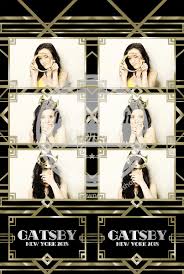 Gatsby 3 Up Strips Photo Booth Template Gatsby Event Photo Photo Booth