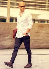 From flat to heeled styles and black chelsea boots that go with your entire 'drobe, keep your look current with suede, chunky and studded chelsea boots to complete your look. Fall Wedding Outfit Ideas For Male Guests White Shirt Outfits Shirt Outfit Men Chelsea Boots Men