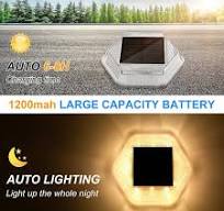 1PC Solar Hexagonal Buried Light - Outdoor Deck, Staircase ...