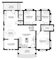 Small Bungalow House Design And Floor Plan With 3 Bedrooms One Storey House Bungalow Floor Plans Bungalow House Plans