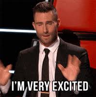 Feeling very happy and enthusiastic: Very Excited Gifs Get The Best Gif On Giphy