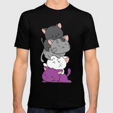 Explore a wide range of the best anime jerseys on. Asexual Pride Cats Anime Ace Pride Cute Kitten Stack T Shirt By Irenekohstudio Society6