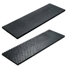 Outdoor heated mats and heated stair treads melt snow & ice for safe footing without shoveling or chemicals. Technoflex Recycled Rubber Stair Tread S01036 Rona