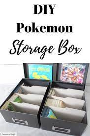 You are purchasing my ebook on how to make custom pokemon cards. Diy Pokemon Storage Box Pokemon Diy Photo Box Storage Trading Card Storage