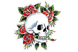 Ed Hardy Skull Tattoo - Clip Art Library