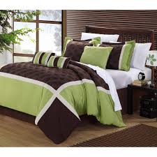 Comforters keep you warm and cozy. Green Brown Oversized 8 Piece Comforter Set On Sale Overstock 6575346