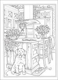 Download Home Sweet Home Coloring Book Creative Haven Dover Publications 9780486837574