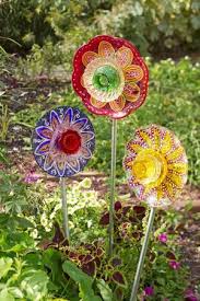 Diy Glass Garden Flowers Backyard Projects Birds And Blooms Glass Garden Flowers Glass Garden Art Garden Art