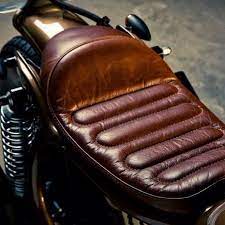 Beardbrand Leather Motorcycle Seat Cafe Racer Seat Cx500 Cafe Racer Motorcycle Seats