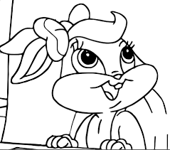 Lola bunny aparece por primera vez en la pelicula spacejam sus sorpendentes habilidades. Warner Bros Baby Looney Tunes Happy Bunny Lola Coloring Page Wecoloringpage Com Baby Looney Tunes Looney Tunes Creation Coloring Pages