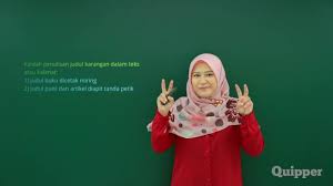 Huruf pertama kata diawali dengan huruf kapital, kecuali kata tugas (kata depan/kata penghubung). Bahas Soal Tps Pemahaman Bacaan Dan Menulis Judul Karangan Persiapan Utbk Quipper Video Youtube
